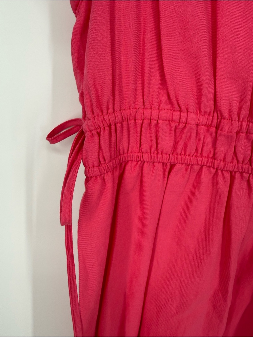 Universal Thread Hot Pink V-Neck Dress with Flutter Sleeves Mini - Picture 2 of 6